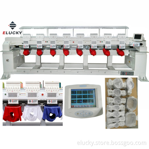 Commercial Clothing Embroidery Machine for T-Shirt/Cap/Logo Embroidery/Sewing